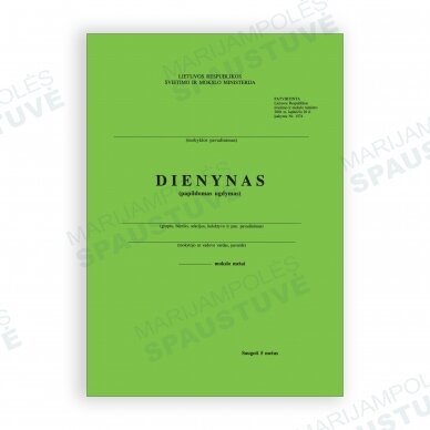 Dienynas (papildomas ugdymas)